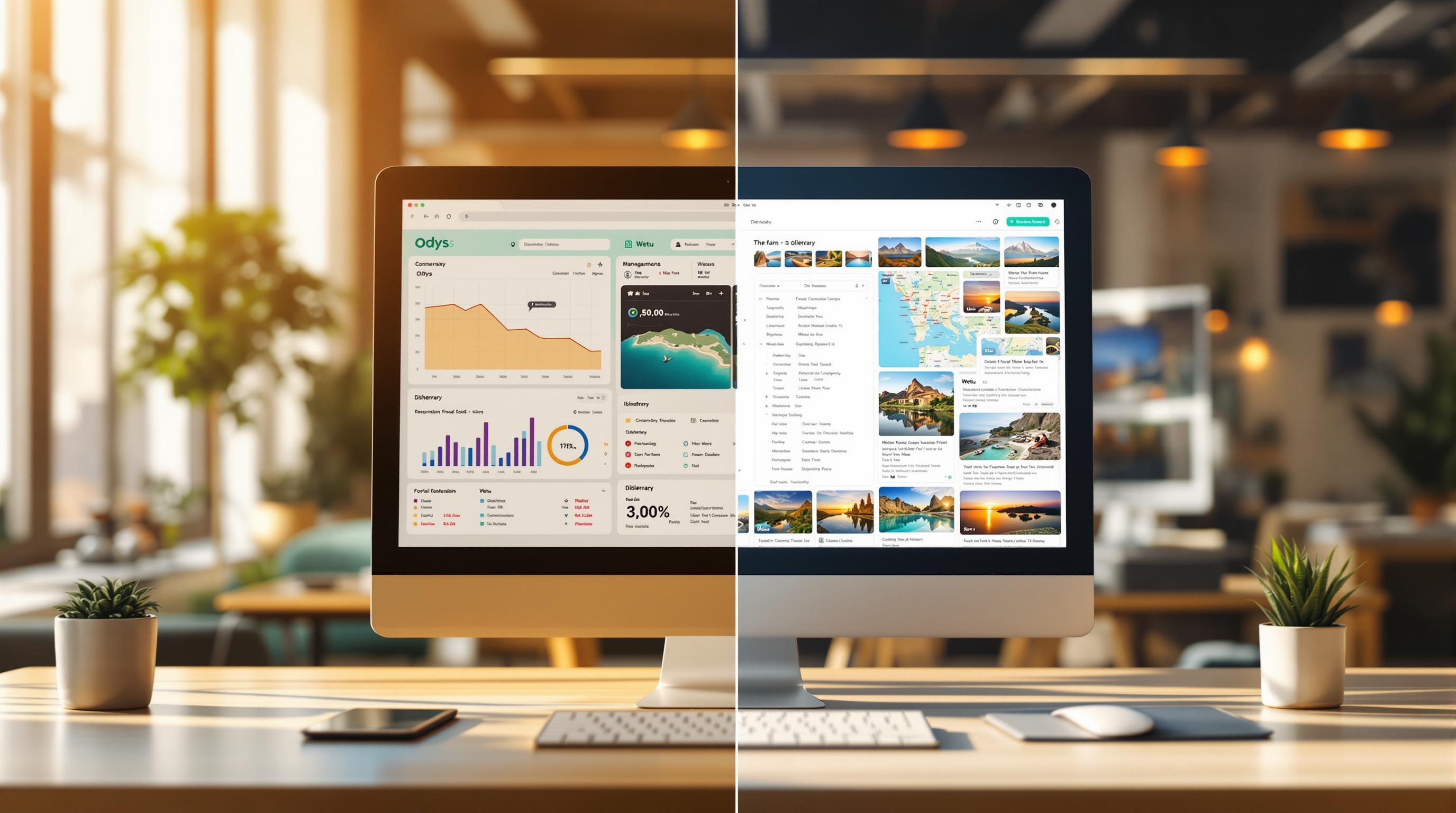 Comparison travel software : Odys VS Wetu