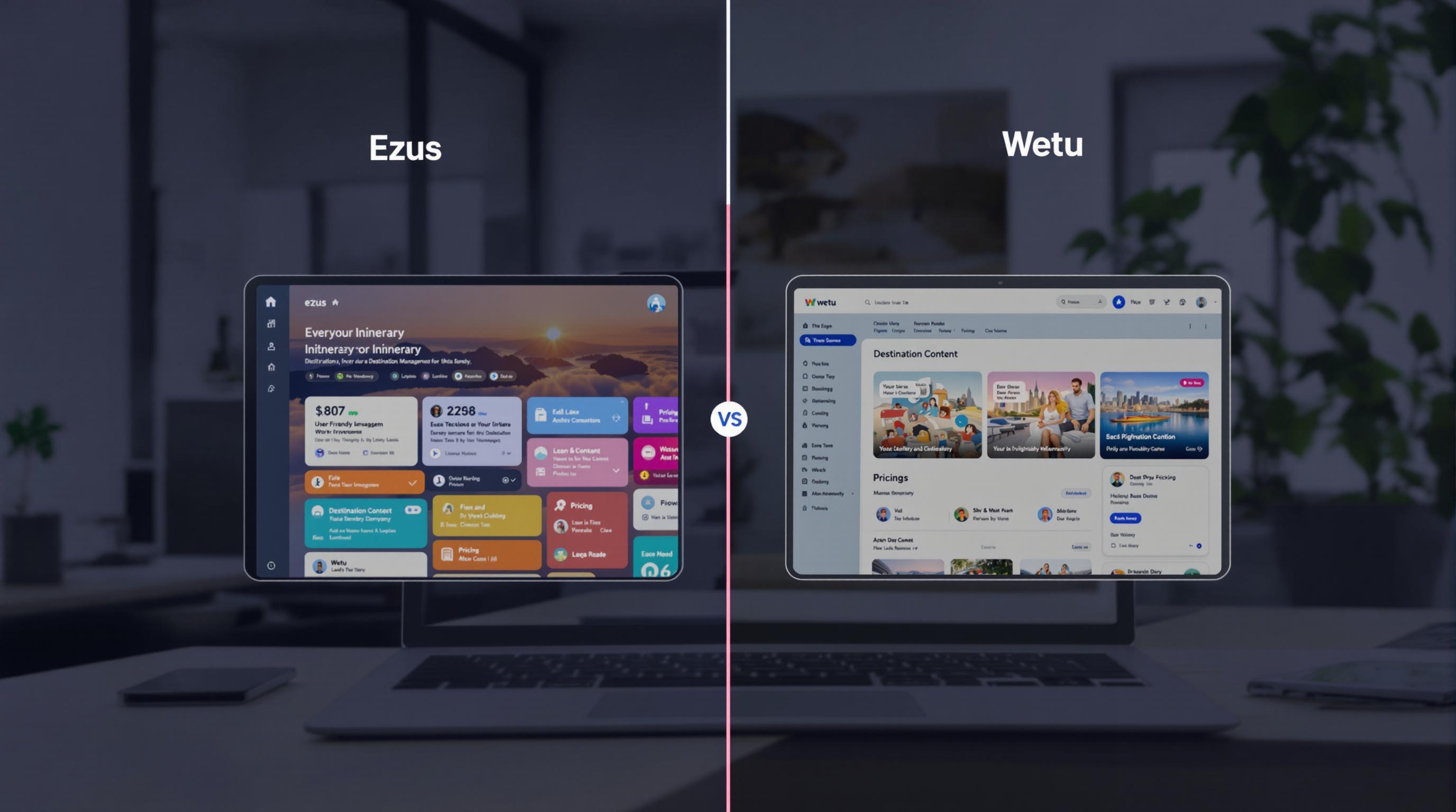 Comparison: Ezus vs. Wetu – Software for DMCs